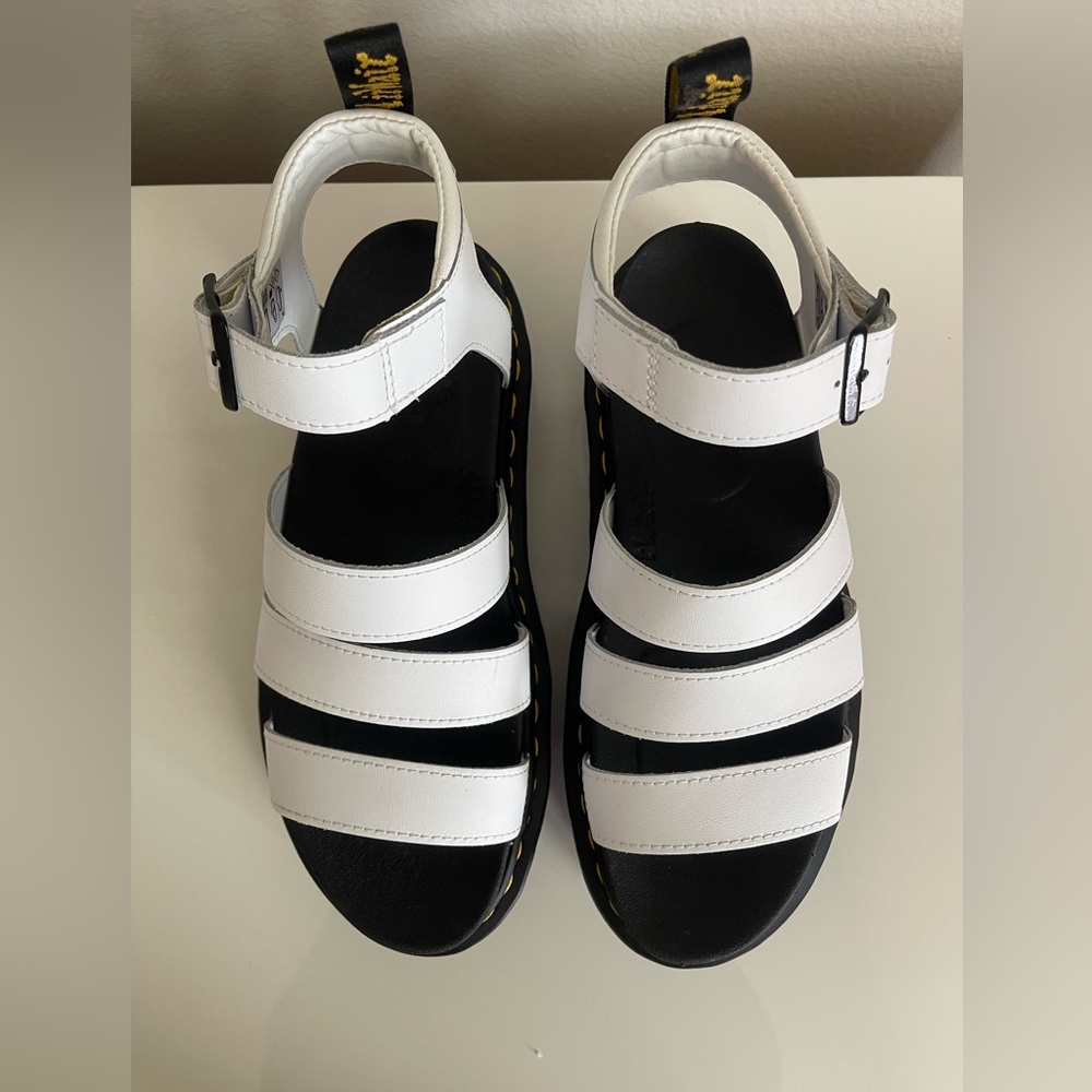 Dr.Martens Blaire 3 Strap White Hydro sandals 10